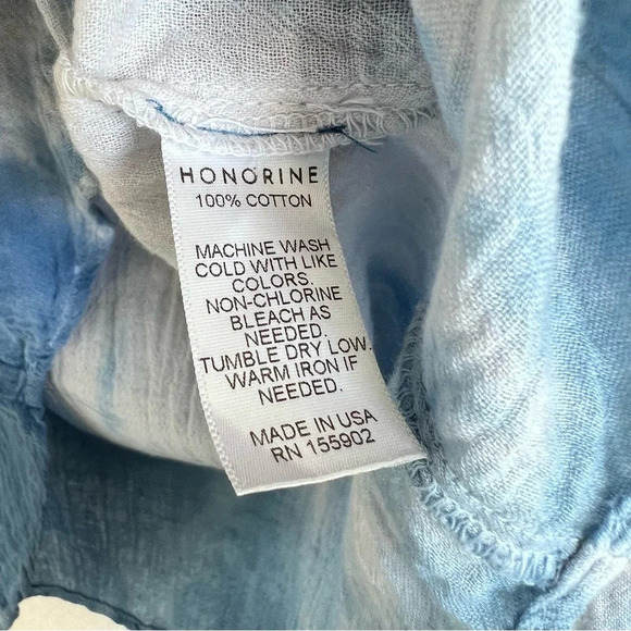 Honorine Tie-Dye Print V-Neck Blouse - Picture 5 of 10